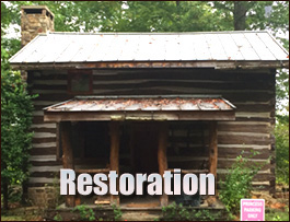Historic Log Cabin Restoration  Mogadore, Ohio